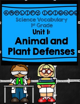 Preview of Amplify Science BUNDLE 1st Grade: Plant Animal Defenses, Light Sound and Earth