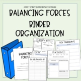 Amplify Science Balancing Forces Supplemental Binder Pages