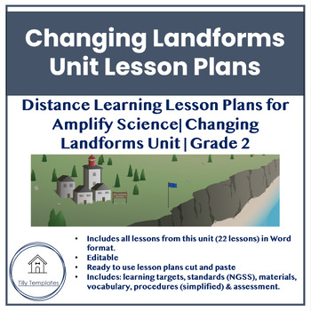 Preview of Amplify Science | Changing Landforms Unit Lesson Plans