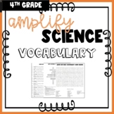 Amplify Science - Earth Features Vocabulary Activities - 4
