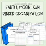 Amplify Science Earth, Moon, Sun Supplemental Binder Pages