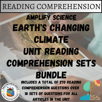 Preview of Amplify Science- Earth's Changing Climate All Articles Reading Comp. Sets Bundle