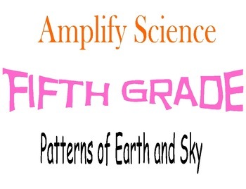 Preview of Amplify Science Fifth Grade Unit 1 Chapters 1 & 2