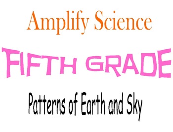 Preview of Amplify Science Fifth Grade Unit 1 Chapters 1-4