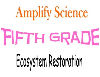 Preview of Amplify Science Fifth Grade Unit 4 Chapters 1-3