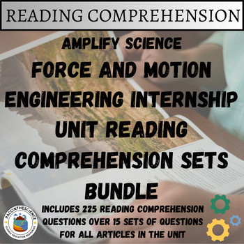 Preview of Amplify Science- Force and Motion (EI) All Articles Reading Comp. Sets Bundle