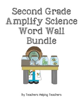 Preview of Amplify Science Grade 2 Word Wall Bundle