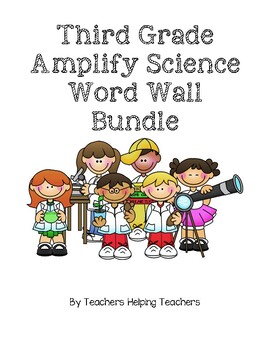 Preview of Amplify Science Grade 3 Word Wall Bundle