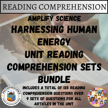 Preview of Amplify Science- Harnessing Human Energy All Articles Reading Comp. Sets Bundle