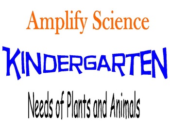 Preview of Amplify Science Kindergarten Unit 1 Chapters 1-4