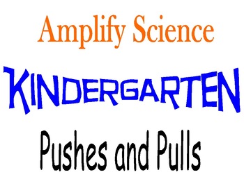 Preview of Amplify Science Kindergarten Unit 2 Chapters 1-3