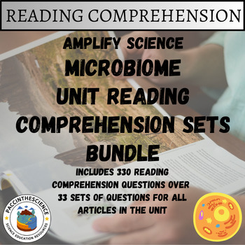 Preview of Amplify Science- Microbiome All Articles Reading Comprehension Sets Bundle