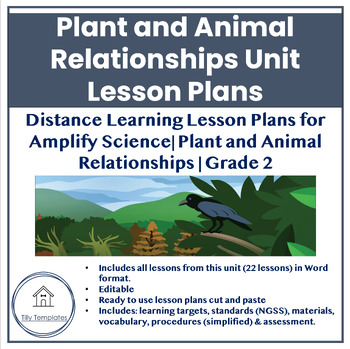 Preview of Amplify Science | Plant and Animal Relationships Unit Lesson Plans