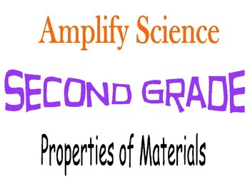 Preview of Amplify Science Second Grade Unit 2 Chapters 1 & 2