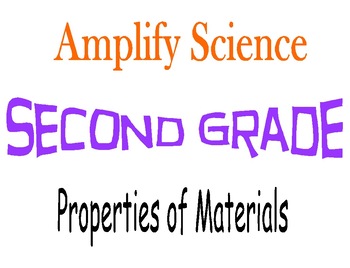 Preview of Amplify Science Second Grade Unit 2 Chapters 1-4