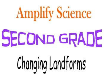 Preview of Amplify Science Second Grade Unit 3 Chapters 1 & 2