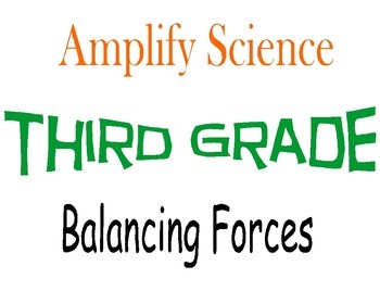 Preview of Amplify Science Third Grade Unit 1 Chapters 1 & 2
