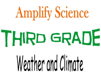 Preview of Amplify Science Third Grade Unit 4 Chapters 1 & 2