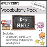 Amplify Science Vocabulary Pack Grades K-5