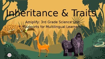 Preview of Amplify Support for Multilingual Learners: 3rd Grade Inheritance&Traits Vocab