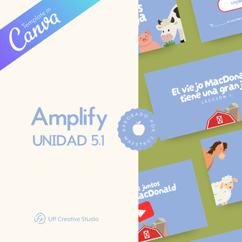 Preview of Amplify Unidad 5-1 Presentación en Español Grado Kinder / Amplify U5.1 Kinder