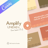 Amplify Unidad 6, U6 Bundle from 1-8 Canva Presentation in