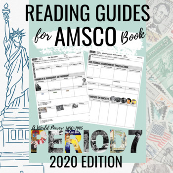 Preview of Amsco 2020 Guided Reading | APUSH Period 7: A World Power 1890-1945