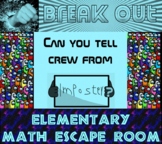 Amung Us (Among Us) virtual escape room for elementary mat