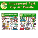 Amusement  Park Clip Art Bundle