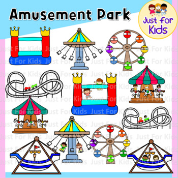 ferris wheel kids clipart background