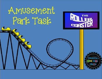 Preview of Print & Go Amusement Park Task/Activity