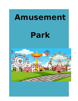 Preview of Amusement Park Unit for Young Children