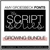 Bulletin Board Letter with AG Fonts: Vol. 2 by Amy Groesbeck