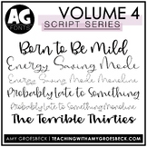 Amy Groesbeck Script Series Fonts: Vol. 4