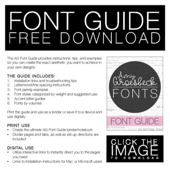 Download Amy Groesbeck Script Fonts Volume One By Amy Groesbeck Tpt
