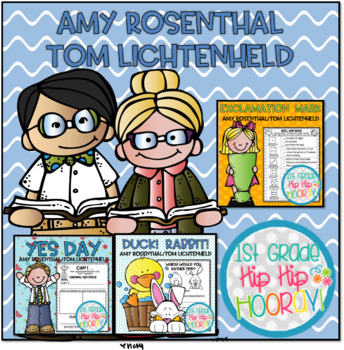 Preview of Amy Rosenthal & Tom Lichtenheld Author Study!