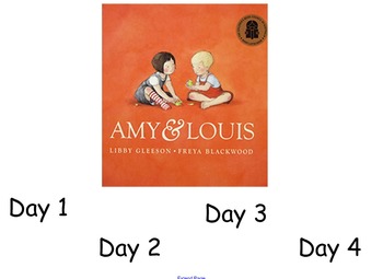 Preview of Amy and Louis Guided Reading Plan - Four Blocks Literacy