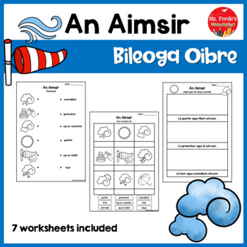Preview of An Aimsir Activity Sheets
