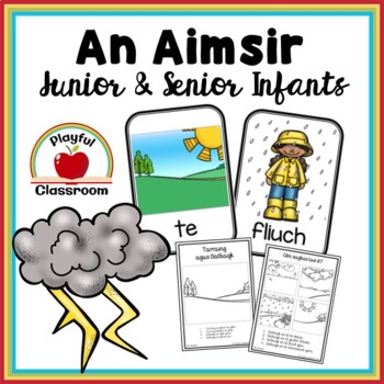 Preview of An Aimsir - Irish worksheets for Junior and Senior Infants