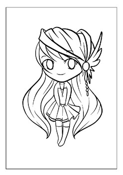 Kawaii Gacha Life Coloring Pages Pdf in 2023  Coloring pages, Anime  drawing styles, Color of life