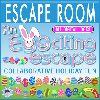 Preview of An EGGciting Escape Room/Breakout ~ All Digital Locks ~EASTER/HOLIDAY FUN!