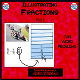 Illustrating Fractions - Book 3: (5/6 - 4/6) (Distance Learning)