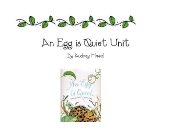 Preview of An Egg is Quiet Unit