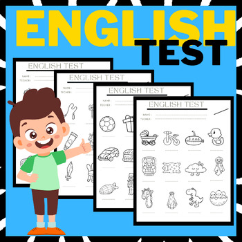 Preview of End of the year English (TEST 2024) :English Proficiency Assessment