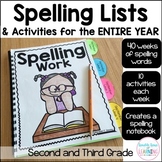 Entire Year of Spelling Words & Activities plus Editable B
