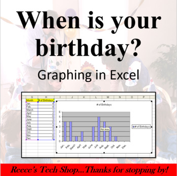 Preview of An Excel Activity_Information and Graphing (Data Unit)