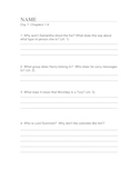 An Eye for an Eye guided reading packet