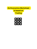 An HS Economics Worksheet is Based on International Trade