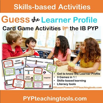 Preview of An IB PYP Activity- Guess the Learner Profile Attributes Bingo Games