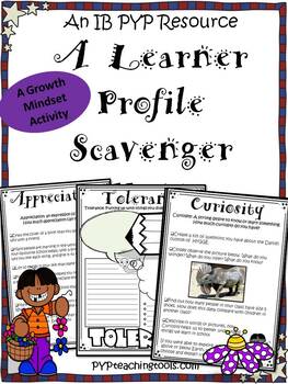 Preview of An IB PYP Learner Profile Scavenger Hunt Activity Distance Learning